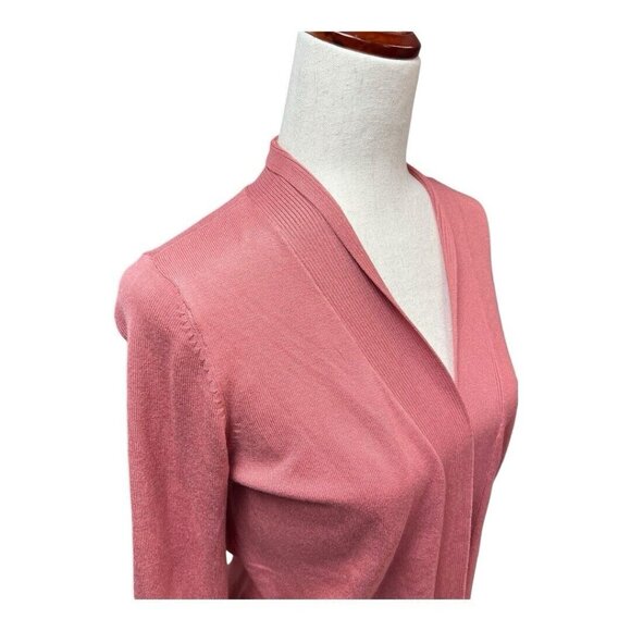 Lety & Me Womens Gabby Pointelle Cardigan~Size Small~Salmon~Stitch Fix NWT L4 02 - Picture 6 of 13